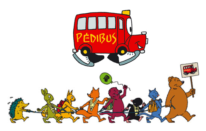 Une ligne de Pedibus à Froideville