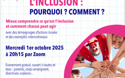 Webconférence « Inclusion : pourquoi ? Comment ? »