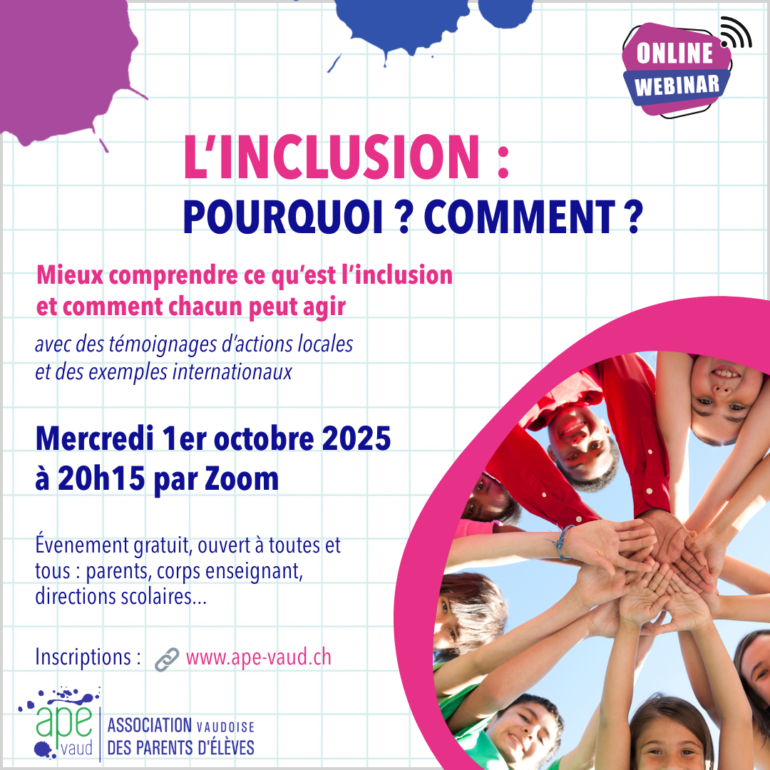 Webconférence "Inclusion : pourquoi? comment?"