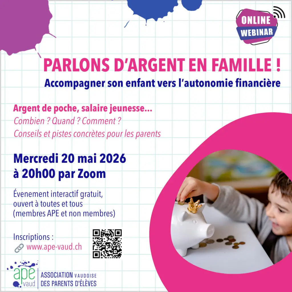Webconférence - Parlons d'argent en famille