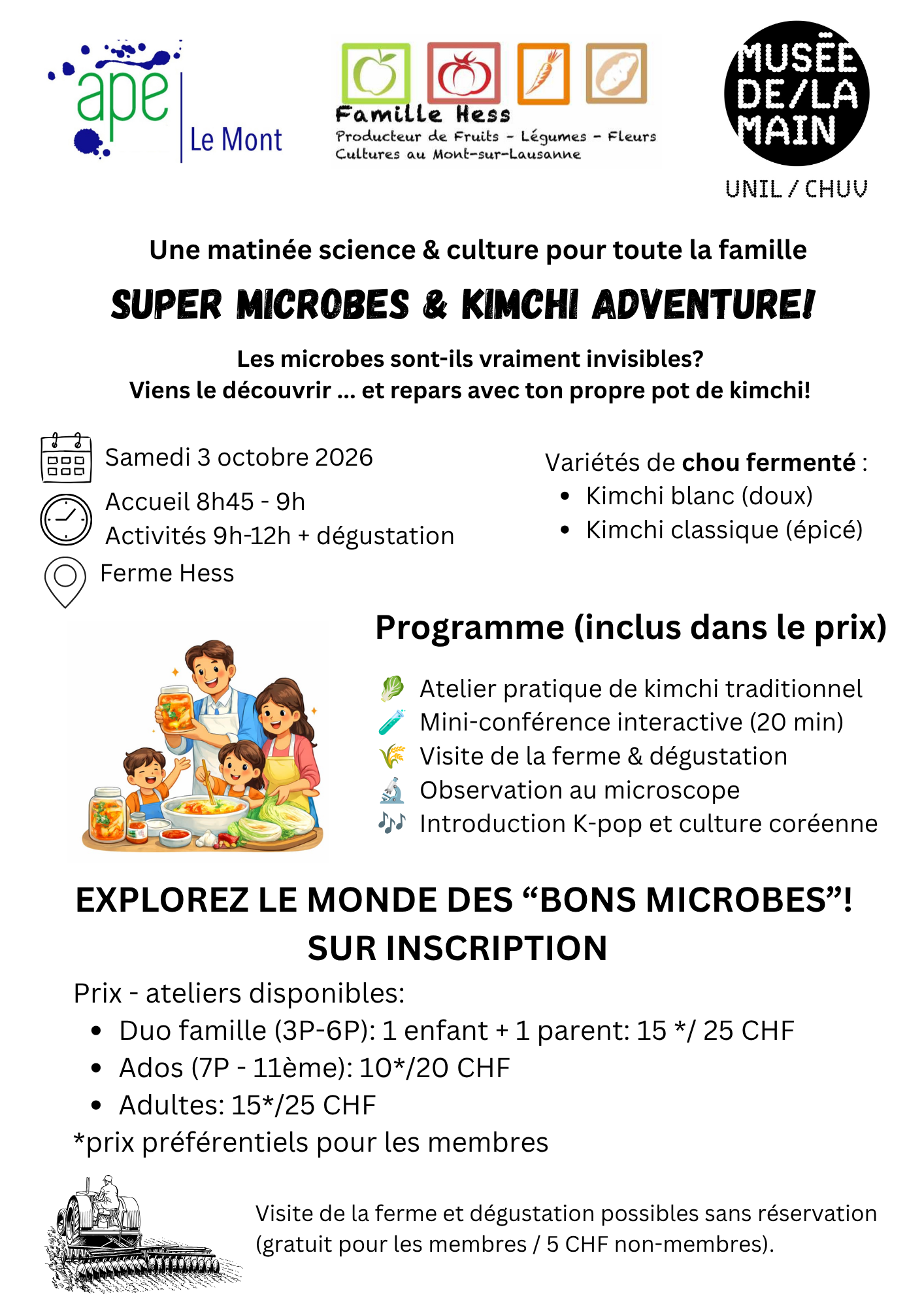 Super Microbes & Kimchi Adventure - APE Le Mont